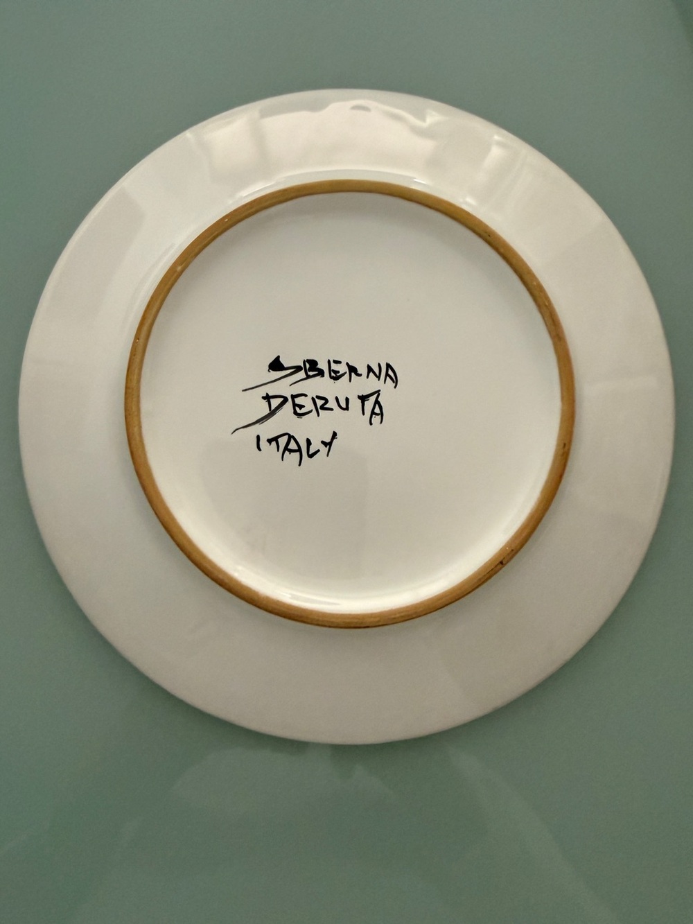 Positano Deruta Galletto Green salad & desert plate - Picture 2 of 2